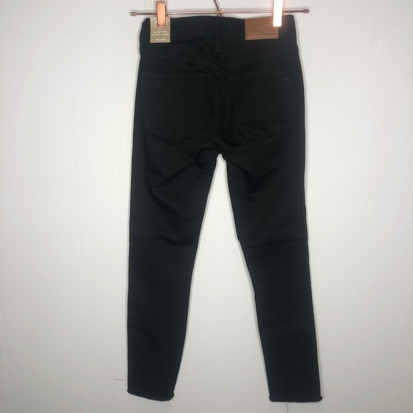 NWT Madewell 9” High-Rise Skinny Crop Black - Picture 4 of 8